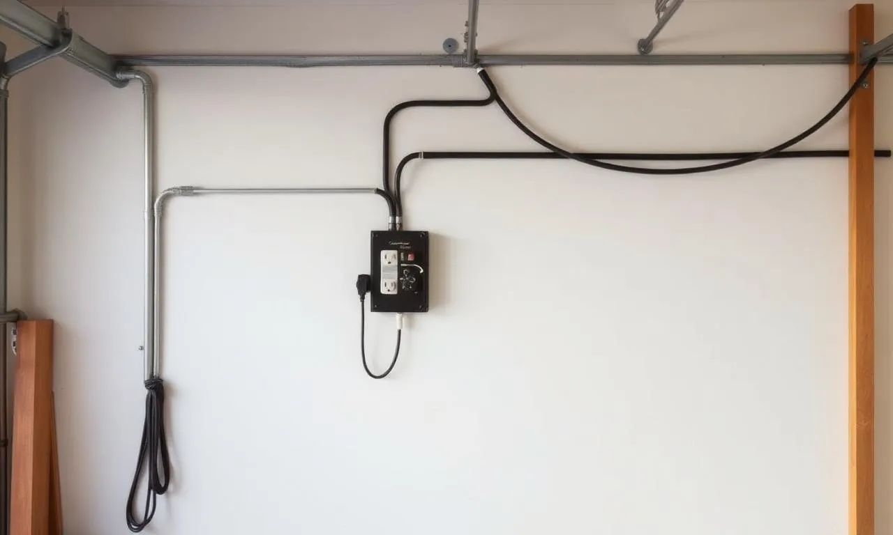 Residential electrician installing outdoor power points at a Rouse Hill home